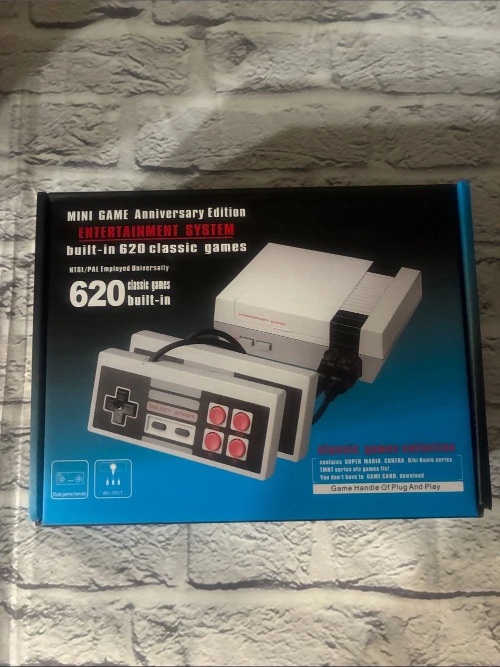 Retro Mini Console with 620‎ Built-In Games - Gray